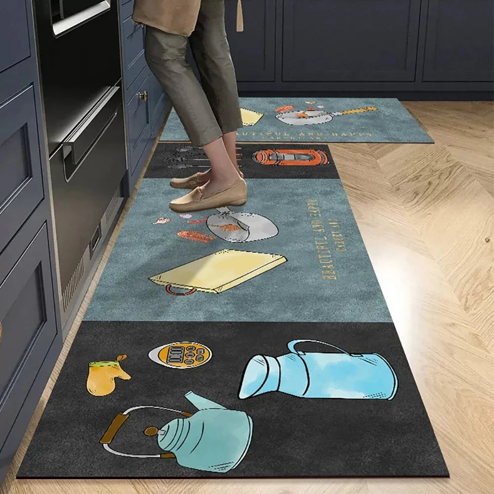 Alfombra Cocina Terciopelo