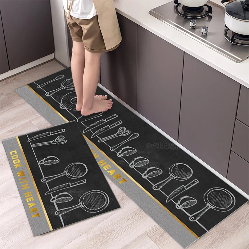 Alfombra Cocina Terciopelo