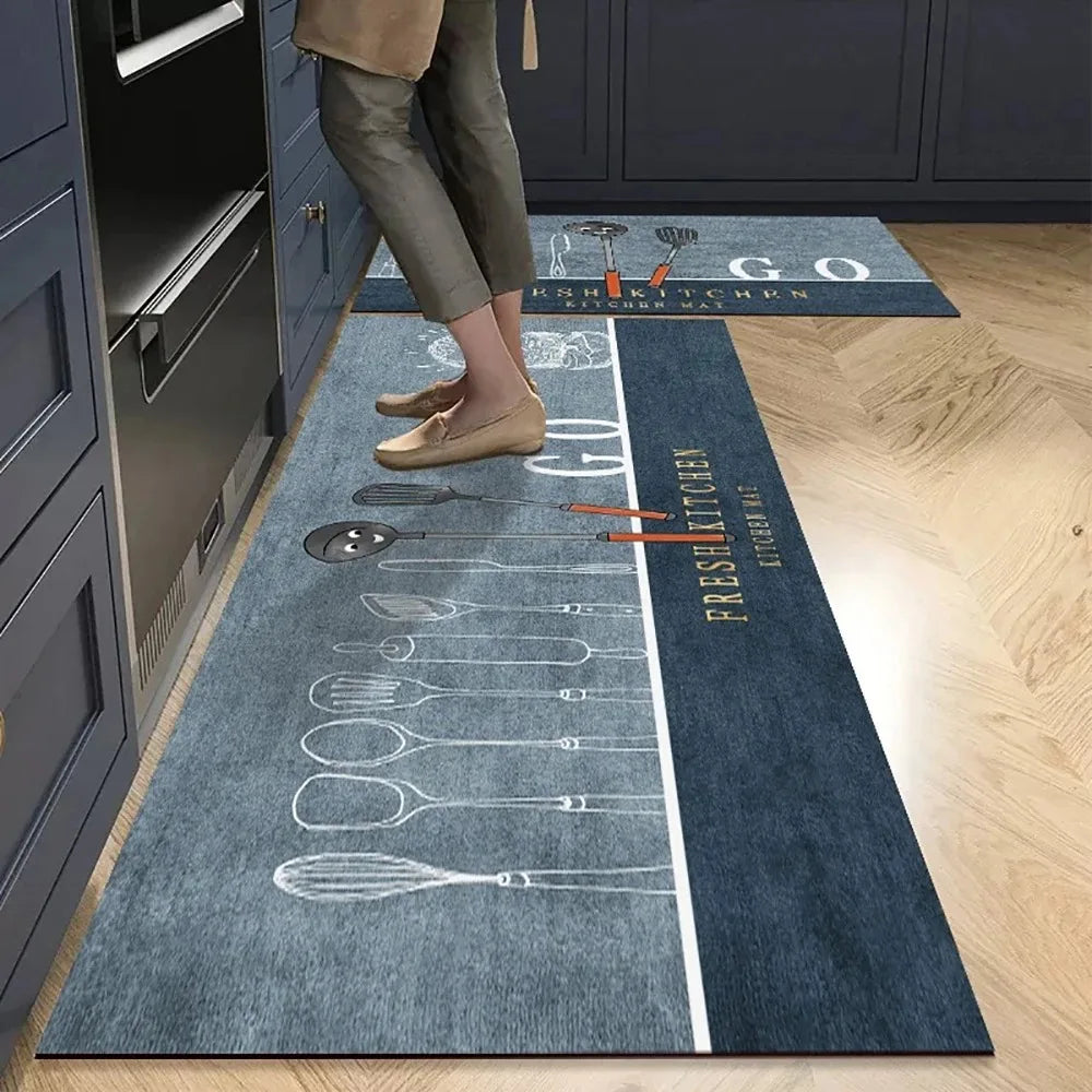 Alfombra Cocina Terciopelo